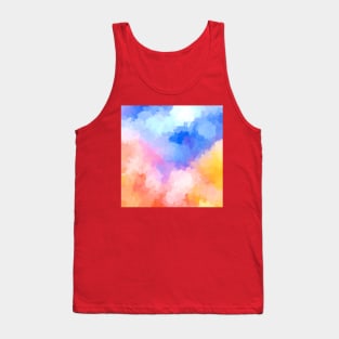 Dancing on the sky Abstract Painting Tank Top